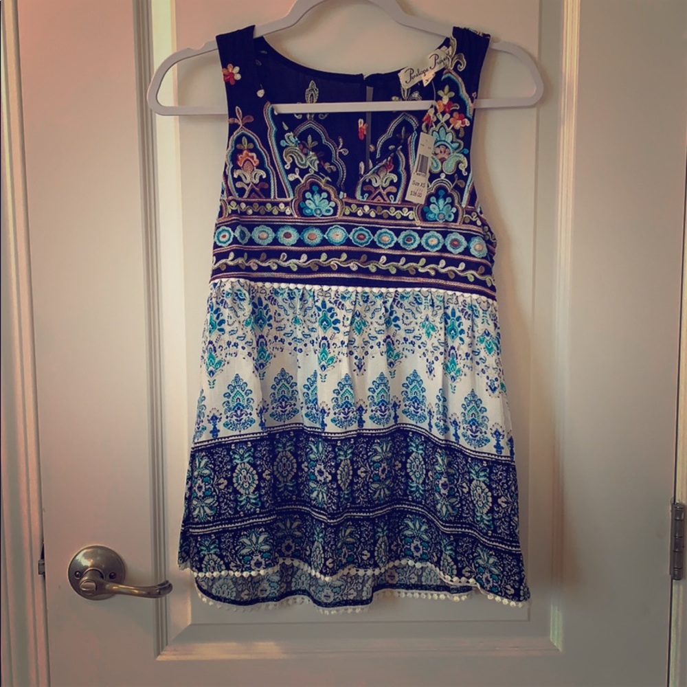 Boho flowy tank top
